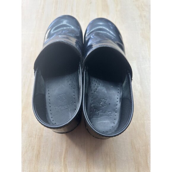 Dansko Blue Professional Clogs Womens EU 40 US 10-10.5 Leather Comfort Shoes - Picture 3 of 8